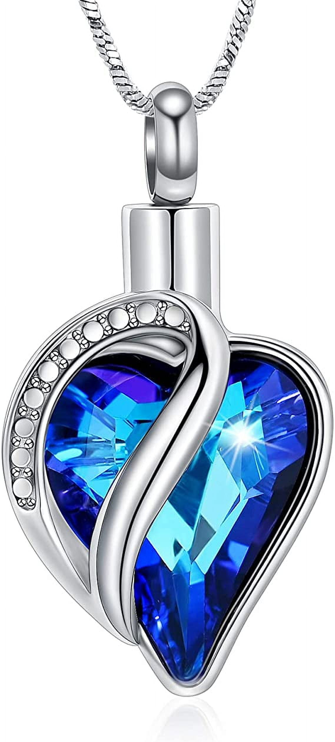 Heart Urn Necklace Ashes Jewelry Heart Urn Necklace for Ashes for Women