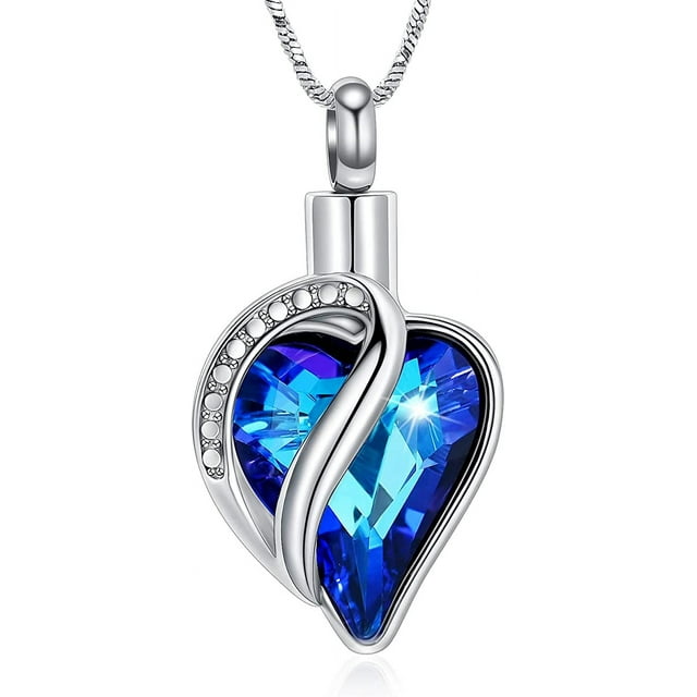 Heart Urn Necklace Ashes Jewelry Heart Urn Necklace for Ashes for Women