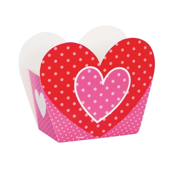 Heart Valentine's Day Favor Boxes, 8ct