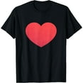 thumbnail image 1 of Heart Valentines Day Shirt - Graphic Novelty Love Heart T-Shirt, 1 of 3