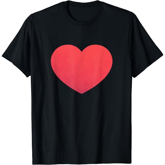Heart Valentines Day Shirt - Graphic Novelty Love Heart T-Shirt