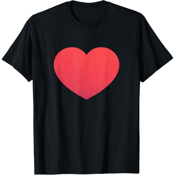 Heart Valentines Day Shirt - Graphic Novelty Love Heart T-Shirt