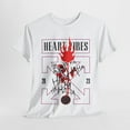 thumbnail image 1 of Heart Vibes T-Shirt: Fiery Flames & Chaotic Gothic Design for Bold Style Lovers!, 1 of 2