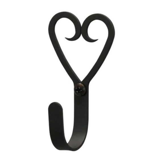 Heart Wall Hook Extra Small - Black