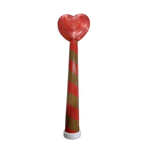 Heart Wand Lamp, Romantic Table Lamp, Valentine's Day Decor, Bedroom Night Light, Battery Operated LED Light, Home Decor Accent, Gift for Couples, Warm White Glow, Decorative Ornament