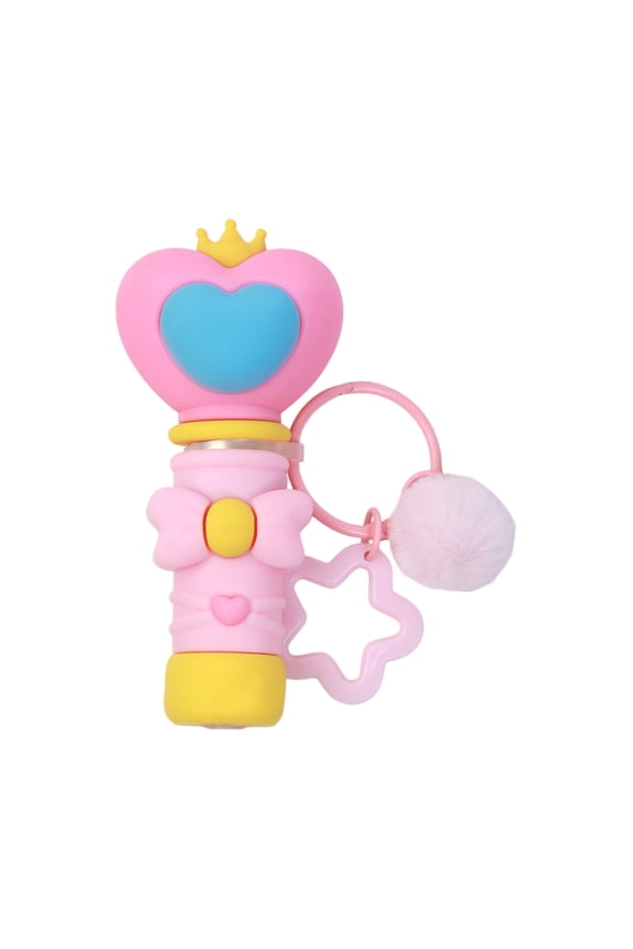 Heart Wand Refillable Perfumes Atomizer 5Ml Portable Keychain Bottle Accessories for Travel and Daily Use