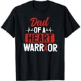 thumbnail image 1 of Heart Warrior Dad CHD Congenital Heart Defect Awareness T-Shirt, 1 of 4