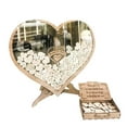 Heart Wedding Guest Book Alternative Wood Guest Book Wedding Reception ...