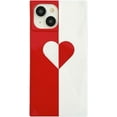 Heart White Red Combo Phone Case for iPhone 13 Pro 2021,Aesthetic