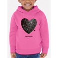 thumbnail image 1 of Heart With Cobweb Hoodie Toddler -Image by Shutterstock,  2 Toddler, 1 of 4