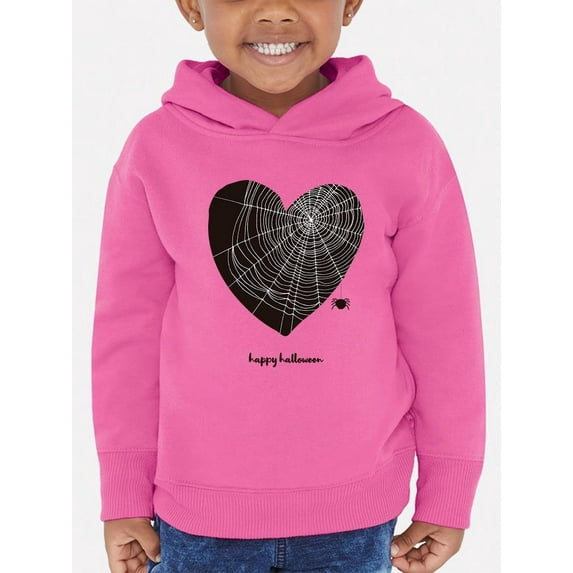Heart With Cobweb Hoodie Toddler -Image by Shutterstock, 2 Toddler