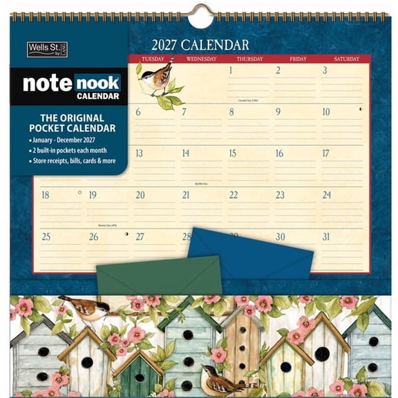Heart & Home 2027 Note Nook Calendar, (Paperback)