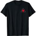 thumbnail image 1 of Heart and Triangle Pocket T-Shirt - Minimalist Design T-Shirt, 1 of 5