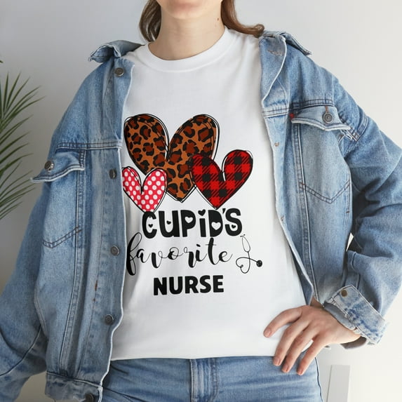 Heart cupid's favorite Nurse Tshirt