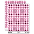 thumbnail image 1 of Heart in Egg 200+ Round Stickers - Light Pink - Gloss Finish - 0.50" Size, 1 of 3