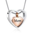 thumbnail image 1 of Heart in Heart Urn Necklace Cremation Urn Pendant Memorial Ash Necklace Jewelry Urn Necklaces for Ashes, 1 of 7