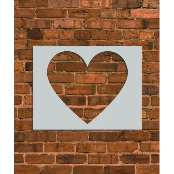 Heart in Love Stencil