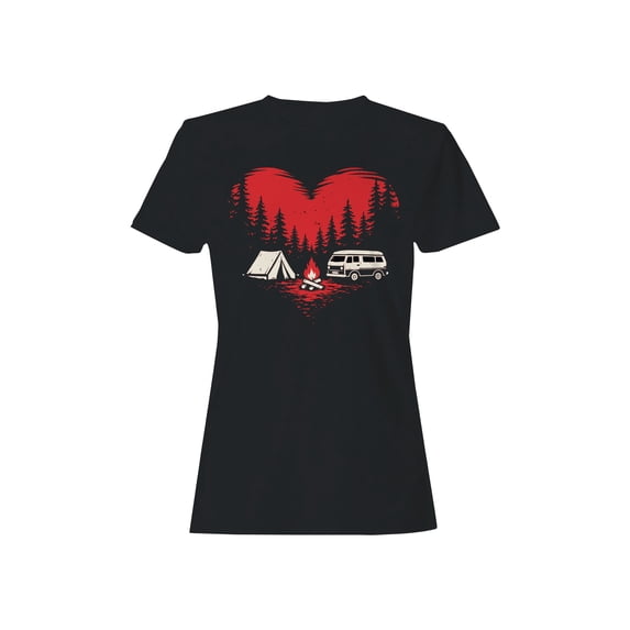 Heart in the Wilderness Adventure Women's T-shirt