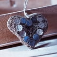 thumbnail image 1 of Heart made of straw with buttons Poster Print by Assaf Frank-VARPDXAF20121107053C01, 1 of 2