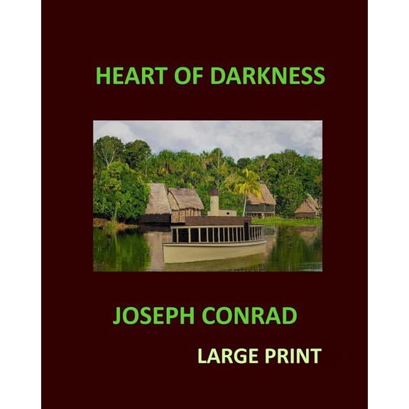 HEART OF DARKNESS JOSEPH CONRAD Large Print, (Paperback)