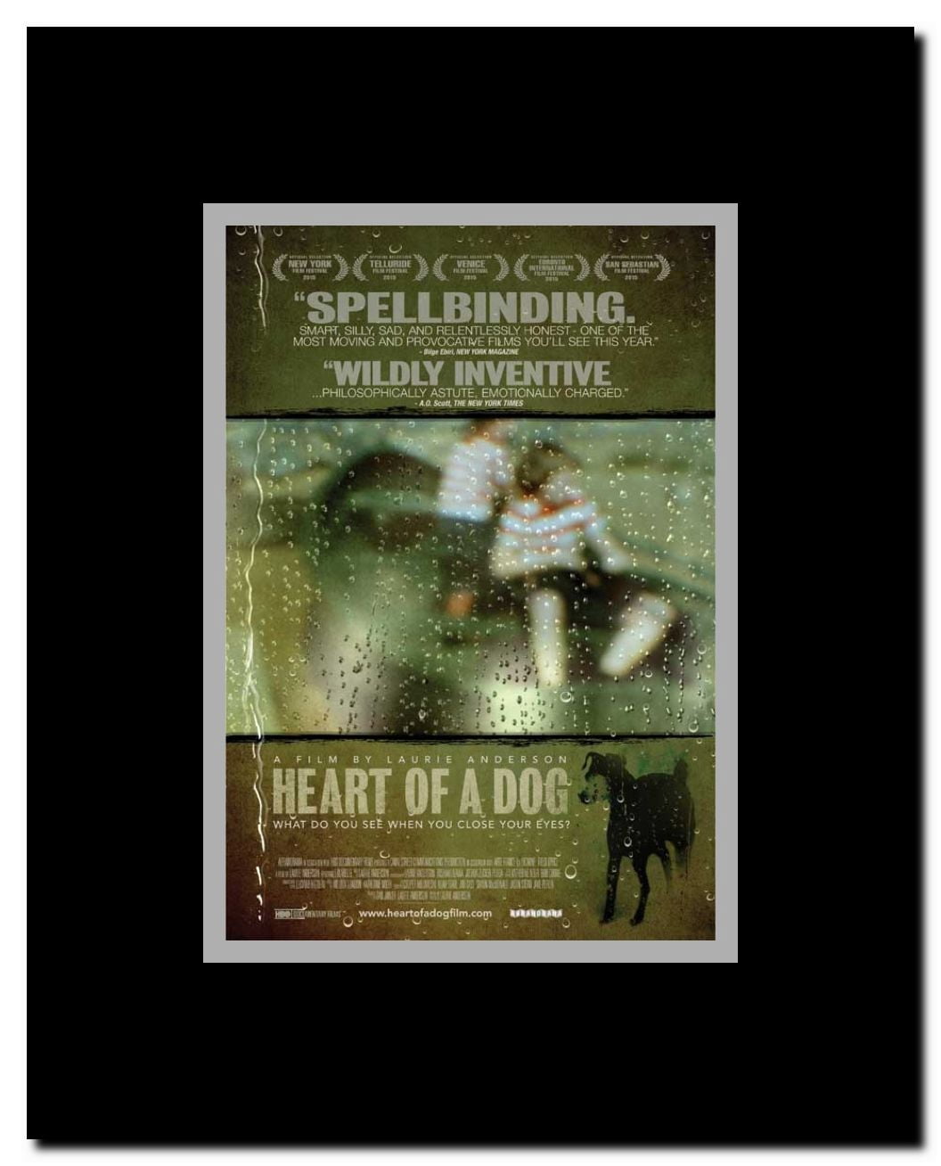 Heart of a Dog Framed Movie Poster