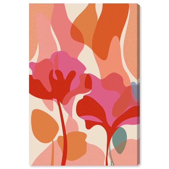 Heart of a Flower II Canvas Print Floral Wall Decor by Art Remedy, Gallery Wrapped, 24 x 36