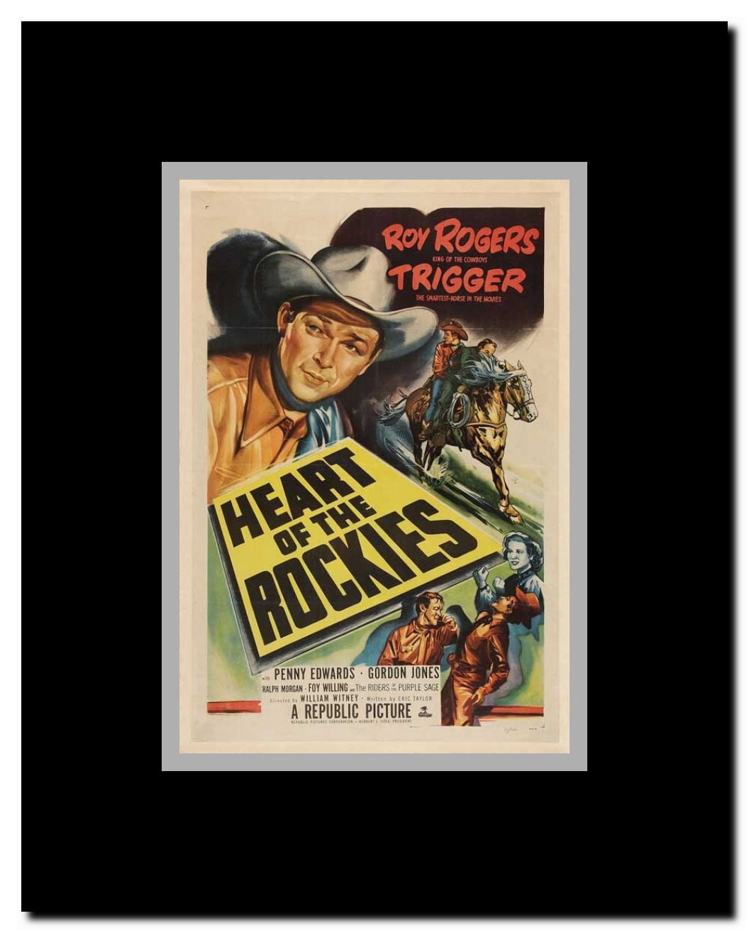 Heart of the Rockies Framed Movie Poster