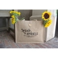 thumbnail image 1 of Heart on Your Sleeve Design 139288 Speak Kindness Jute Tote - 16.25 x 13.25 in., 1 of 3