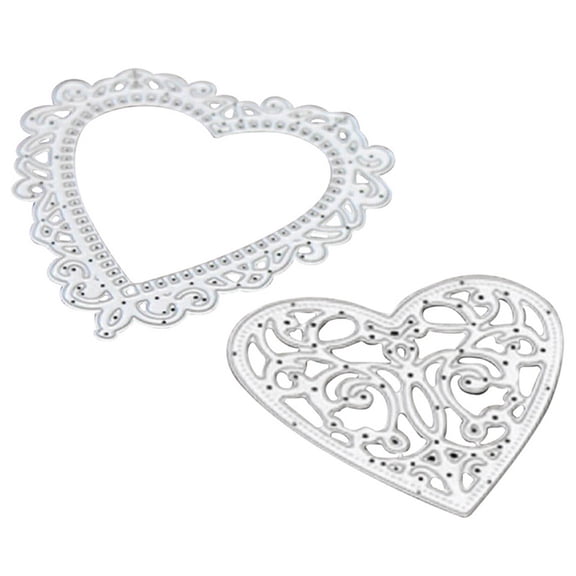 Cutting Dies for Card Making Heart-shape Purfle Die Cuts Embossing Stencil for DIY Album Paper Cards Art Craft