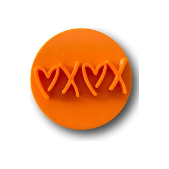 Heart shape XOXO Embosser/Stamp Cake Cookie Embosser, Icing Stamp