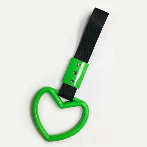 Heart shaped Car Electrostatic Strap Decorative Hanging Ring Rear Bumper Ring