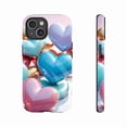 thumbnail image 1 of Heart - shaped Glossy iPhone Case for Couples Valentine’s Day Gift Compatible with iPhone 11/12/13/14/15/16 (Pro Max/Plus), 1 of 9