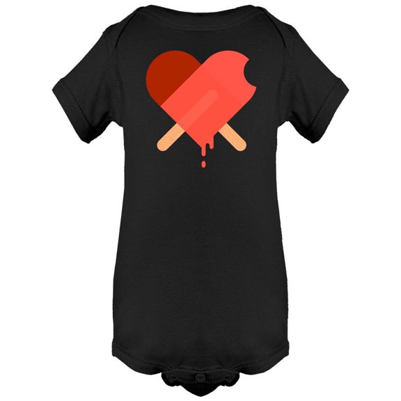 Heart-shaped Ice Popsicles Bodysuit Infant -Image by Shutterstock,  18 Months