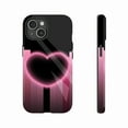 thumbnail image 1 of Heart-shaped Neon Pink Phone Case for Women – Perfect for Valentine's Day & Stylish Everyday Use, Durable Design – Compatible with iPhone 11/12/13/14/15/16 (Pro Max/Plus), 1 of 9