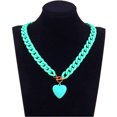 thumbnail image 1 of Heart-shaped Pendant Acrylic Personality Necklace, 1 of 2