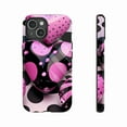 thumbnail image 1 of Heart - shaped Polka Dot Glitter iPhone Case for Teens Girls Valentine's Day Gift Compatible with iPhone 11/12/13/14/15/16 (Pro Max/Plus), 1 of 9
