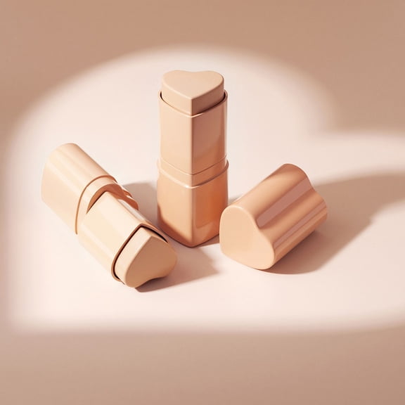 Heart-shaped Powder Blusher Available In 6 Colors 3.5g/tube