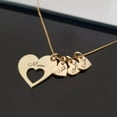 thumbnail image 1 of Heart-shaped Stainless Steel Engraved Name Necklace, 1 of 2