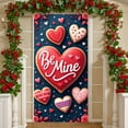 thumbnail image 1 of Heart-shaped Valentine Banner Red Pink Love Display Sweet Design Colorful Hearts Heart Backdrop for Valentine's Day Party Romantic Date Anniversary Celebration, 1 of 9