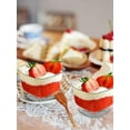 thumbnail image 1 of Heart-shaped mousse cups, food-grade thick wood bran cups, wedding dessert tables, hotel disposable cups, pudding cups FX291-10pcs, 1 of 6