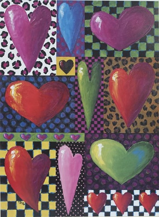 Heart to Heart Canvas Art - Debra Ozello (18 x 24)