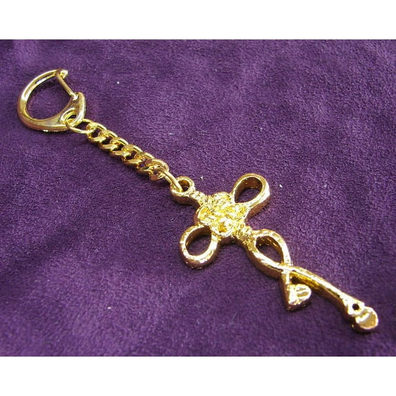Heart with Double Lock Keychain