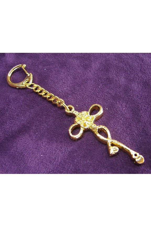 Heart with Double Locks Keychain