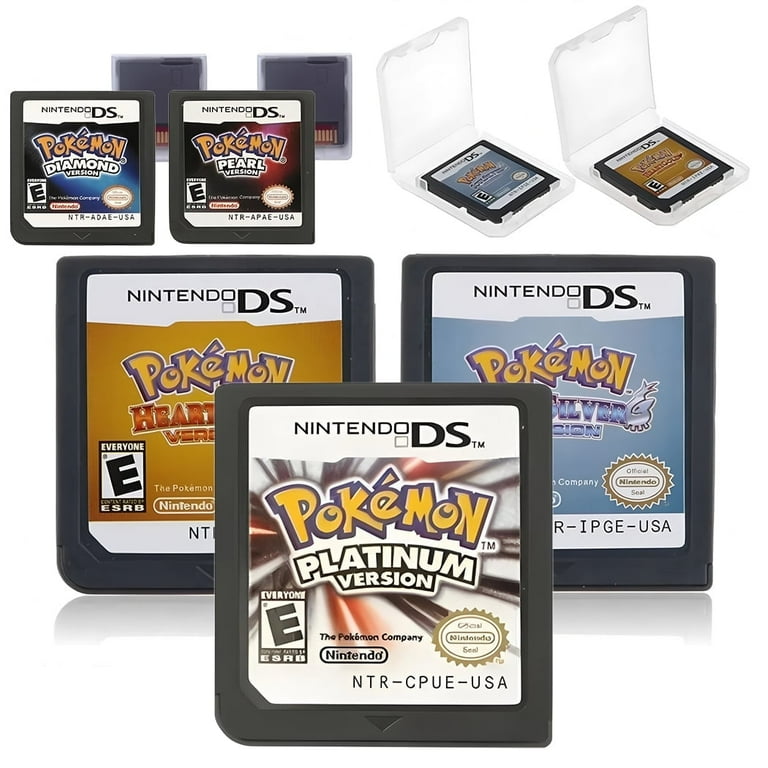 HeartGold SoulSilver Pearl Diamond Platinum (All 7 Games) For