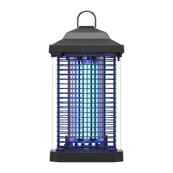 HeartGoods Bug Zapper Outdoor, 15W Power & 4200V Instant Grid Mosquito Repellent, 1/2 Acre Coverage, 3.9 ft Power Cord, Fly Trap for Patio, Backyard, Home