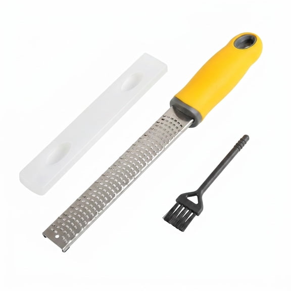 HeartGoods Cheese Grater, Stainless Steel Kitchen Gadgets, Lemon Zester and Grater for Cheese, Garlic, Ginger, Nutmeg, Chocolate, Fruit, and Vegetables, Non-Slip Handle