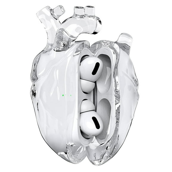 HeartGuard Silicone Case for AirPods Pro 2nd Gen with Metal Hook