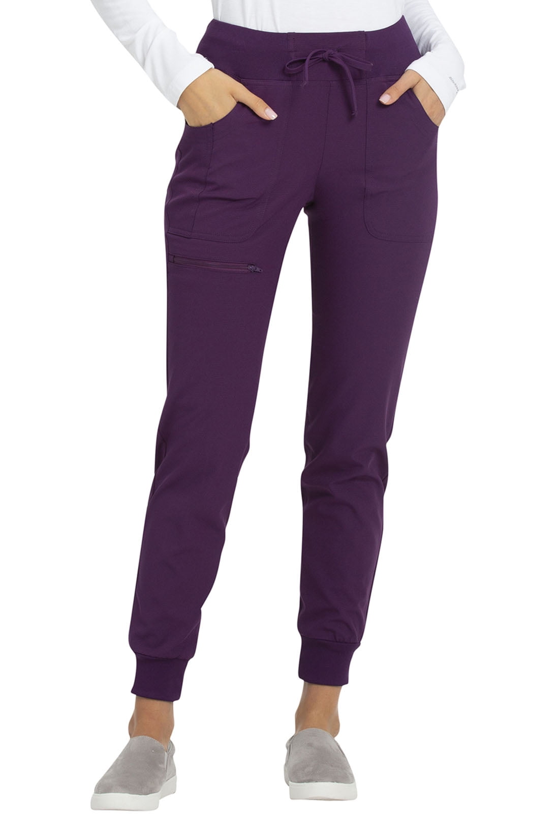 Break on through by heartsoul women's the jogger low rise tapered leg scrub pant sale