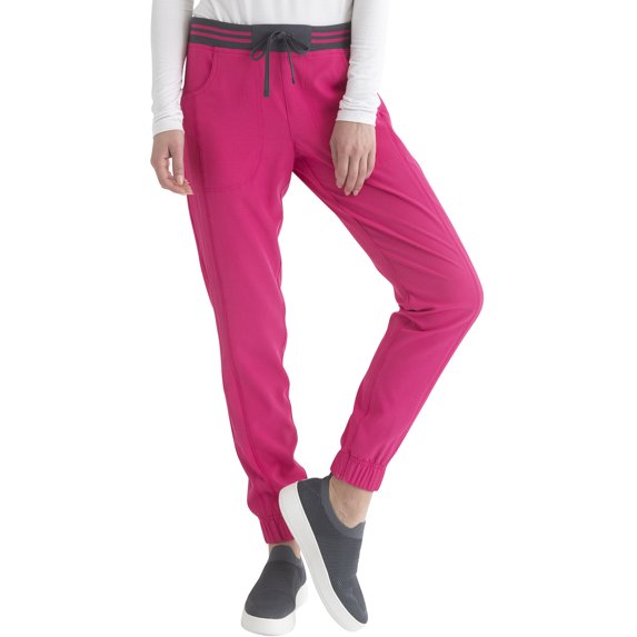 HeartSoul Break On Through Women's Scrubs Pant Rib Knit Waist Jogger HS090