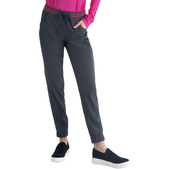 HeartSoul Break On Through Women's Scrubs Pant Rib Knit Waist Jogger HS090